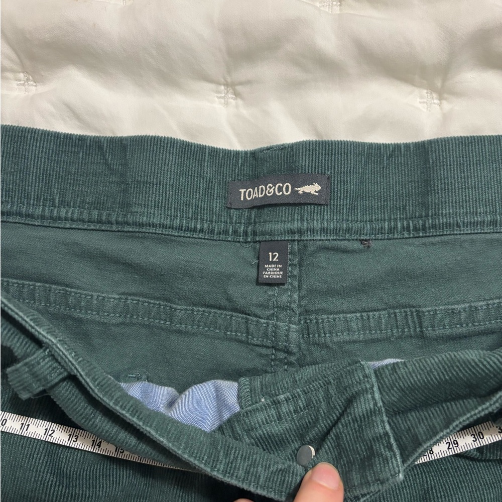 Toad&Co Teal Karina Corduroy Trousers